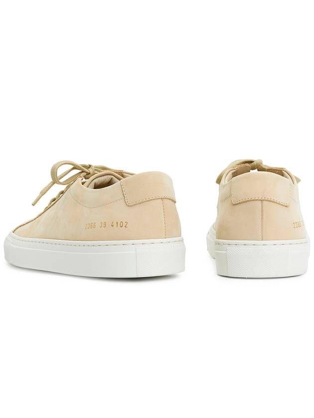 Original Achilles Low Top Sneakers Beige - COMMON PROJECTS - BALAAN 7