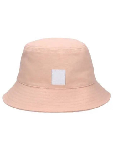 Small leather patch bucket hat salmon - RAF SIMONS - BALAAN 1