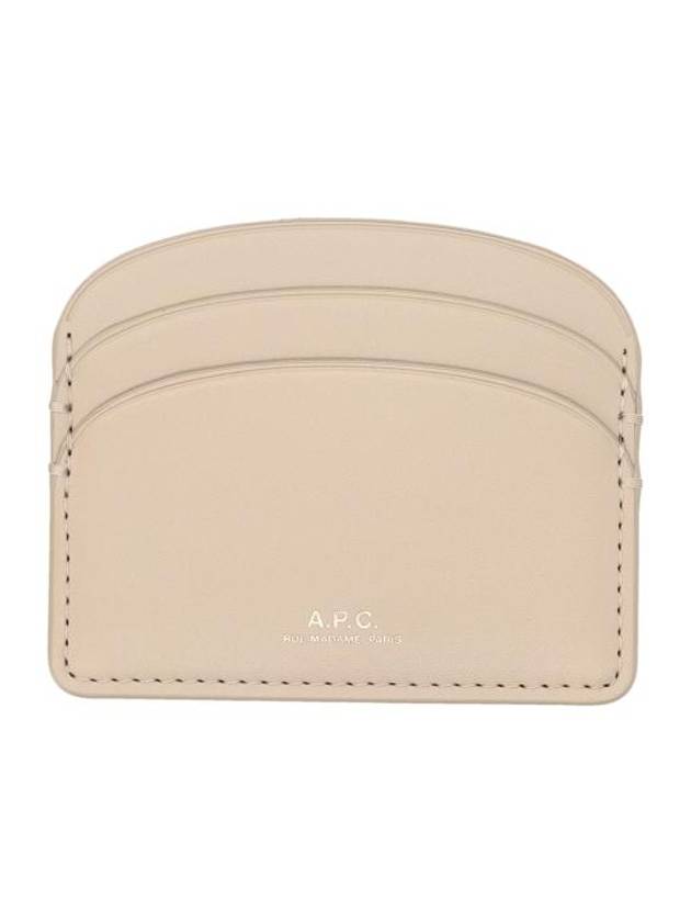 Demi Lune Card Wallet Nude Beige - A.P.C. - BALAAN 1