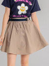 Midi Skirt Shorts Rina Flare Skirt Beige MCS23SK 01BE - MACKY - BALAAN 1