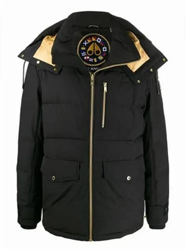 Normand Men s Black Short Padded Jacket 270879 - MOOSE KNUCKLES - BALAAN 1