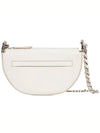 Olympia Zipper Chain Mini Shoulder Bag White - BURBERRY - BALAAN 3