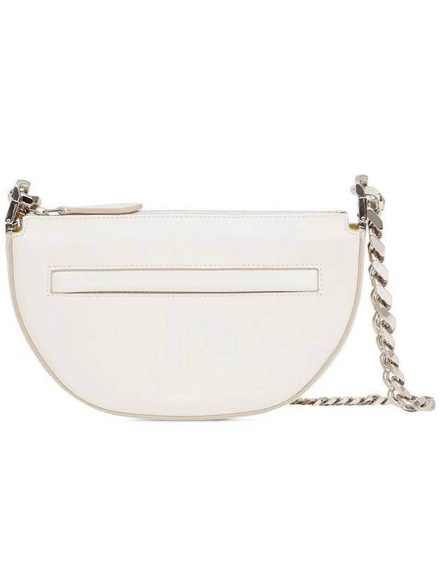 Olympia Zipper Chain Mini Shoulder Bag White - BURBERRY - BALAAN 3