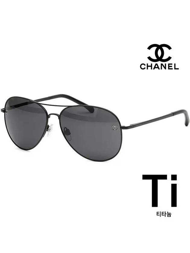 Titanium Sunglasses CH4189TQ C112 87 Two Bridge - CHANEL - BALAAN 1