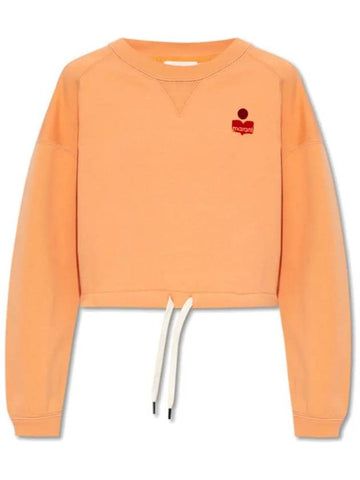 MARGO Brushed Crop Sweatshirt Orange SW0005FA A1M78E 11OR - ISABEL MARANT - BALAAN 1