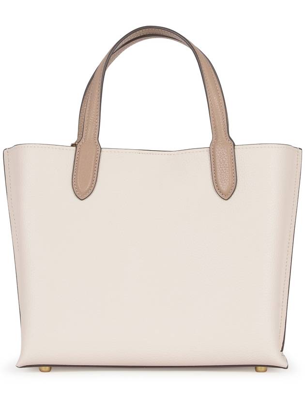 Willow 24 In Color Block Tote Bag Beige - COACH - BALAAN 4