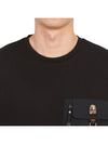 Men's Mojave Cotton Jersey Short Sleeve T-Shirt Black - PARAJUMPERS - BALAAN 6