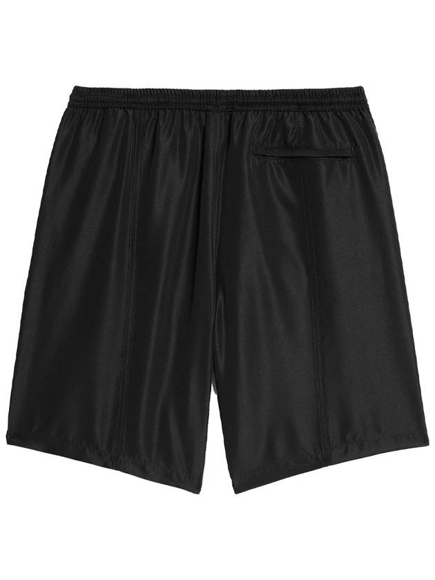 Heart Logo Swim Shorts Black - AMI - BALAAN 3