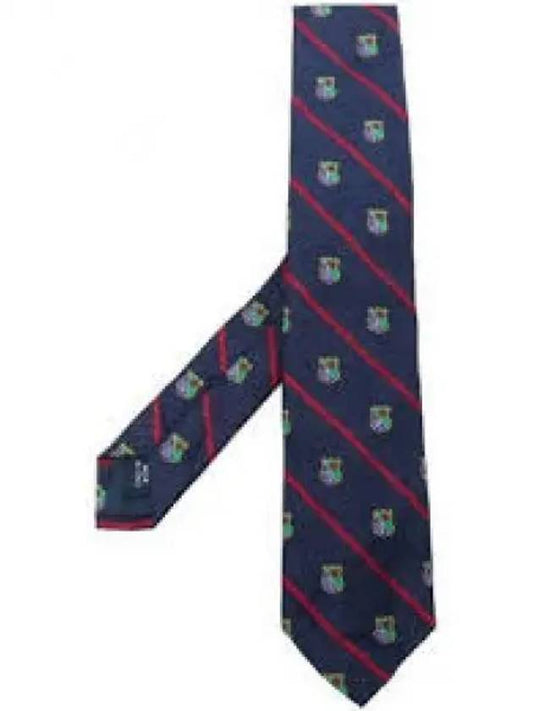 Silk Club Tie Navy 1236760 - POLO RALPH LAUREN - BALAAN 1