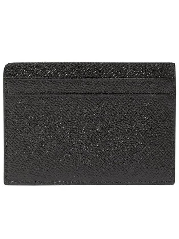 Icon Stripe Grainy Leather Card Wallet Black - BURBERRY - BALAAN 3