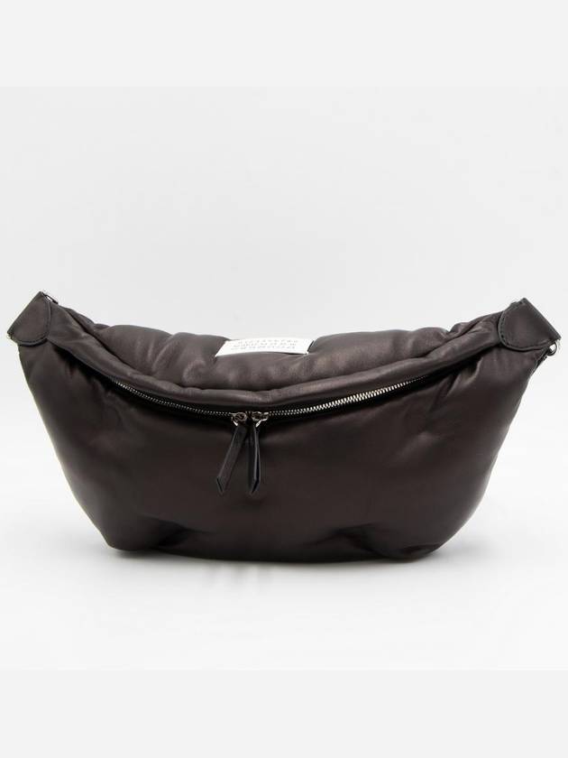 Glam Slam Nappa Leather Belt Bag Black - MAISON MARGIELA - BALAAN 3