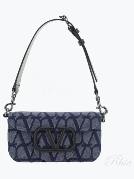 Toile Iconographe Shoulder Bag Navy - VALENTINO - BALAAN 2