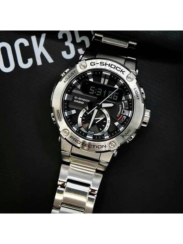 G-Steel Solar Powered Bluetooth Digital Watch Silver - G-SHOCK - BALAAN 2