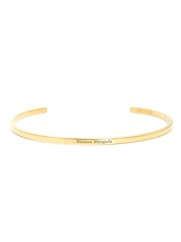 Logo Cuff Bracelet Gold - MAISON MARGIELA - BALAAN 1