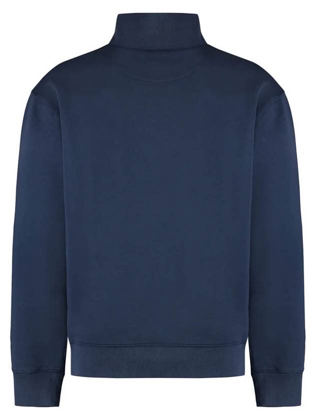 Maison Kitsune Zip up Sweatshirt Navy MM00314KM0001 P476 - MAISON KITSUNE - BALAAN 2