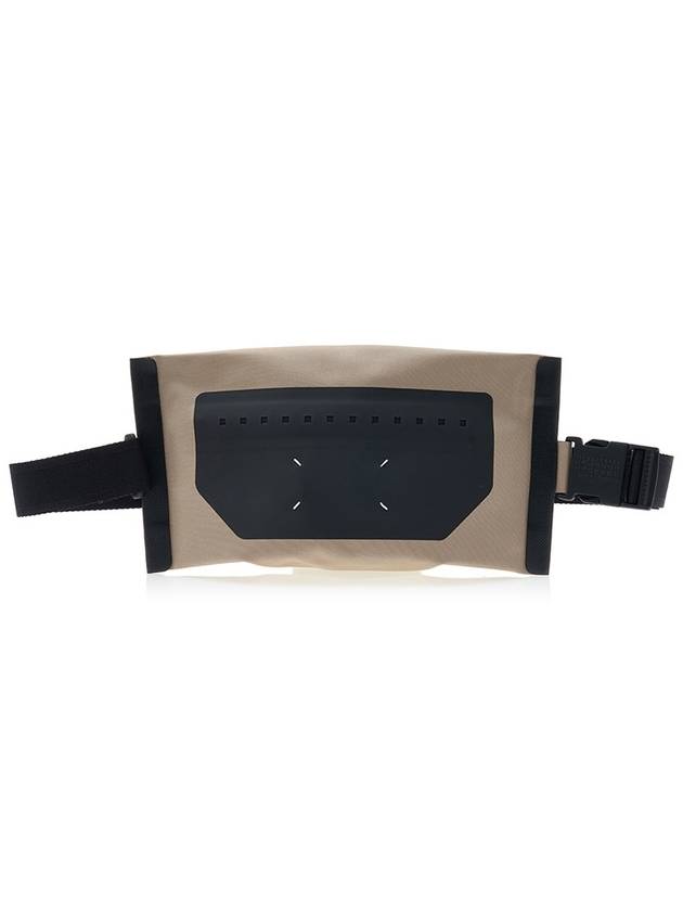 Stitch Logo Belt Bag Beige Black - MAISON MARGIELA - BALAAN 2