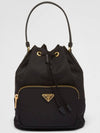 Duet Re-Nylon Bucket Bag Black - PRADA - BALAAN 2