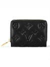 Women's Lou Monogram Lambskin Half Wallet Black - LOUIS VUITTON - BALAAN 2