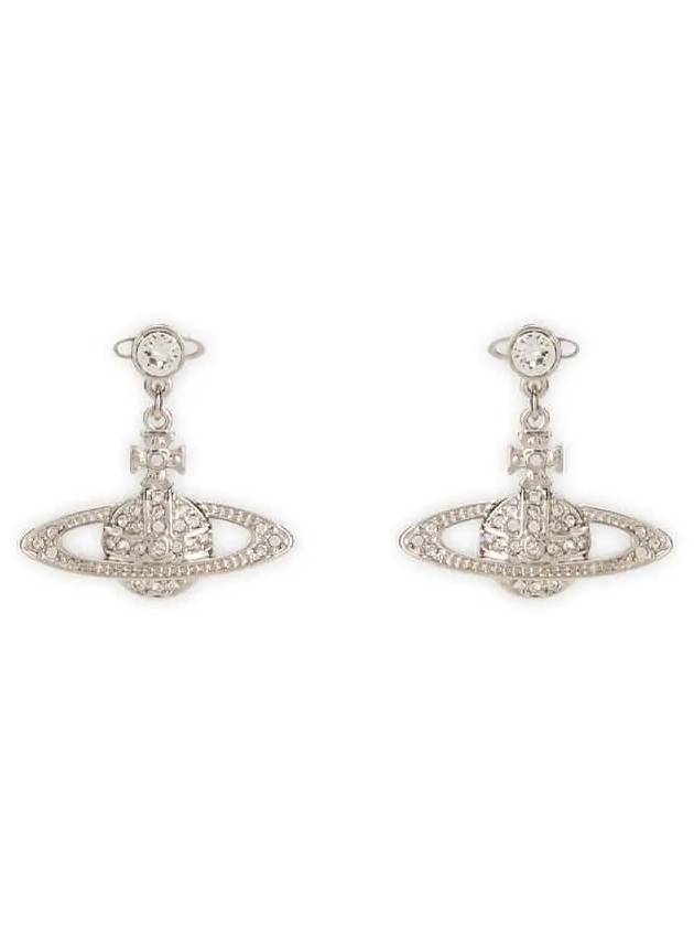 Mini Bas Relief Drop Earrings Silver - VIVIENNE WESTWOOD - BALAAN 2