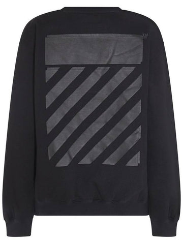 Bag Diagonal Sweatshirt Black - OFF WHITE - BALAAN 1