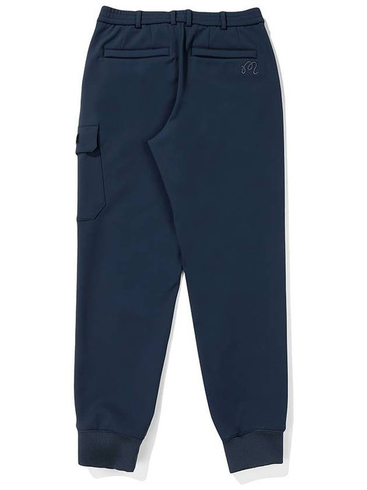 Brushed bonding pants NAVY MAN - MALBON GOLF - BALAAN 2