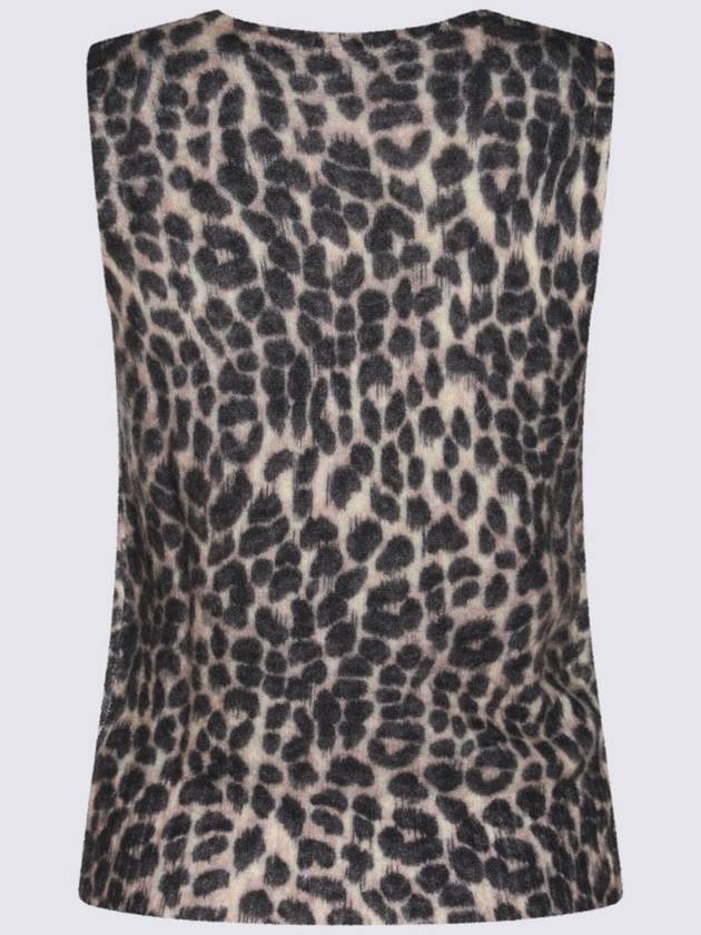 Blumarine Leopard Wool Top - BLUMARINE - BALAAN 2