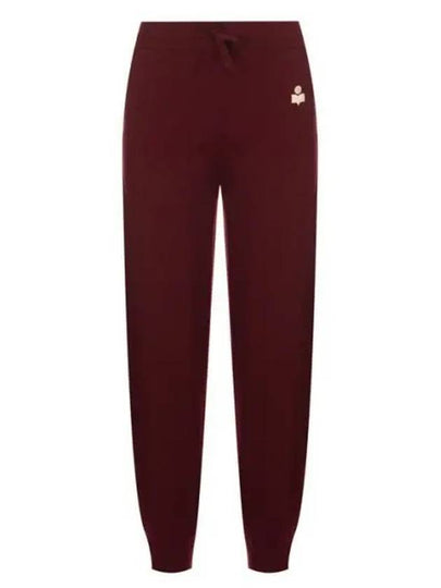 Kira Logo Track Pants Dark Red - ISABEL MARANT - BALAAN 2