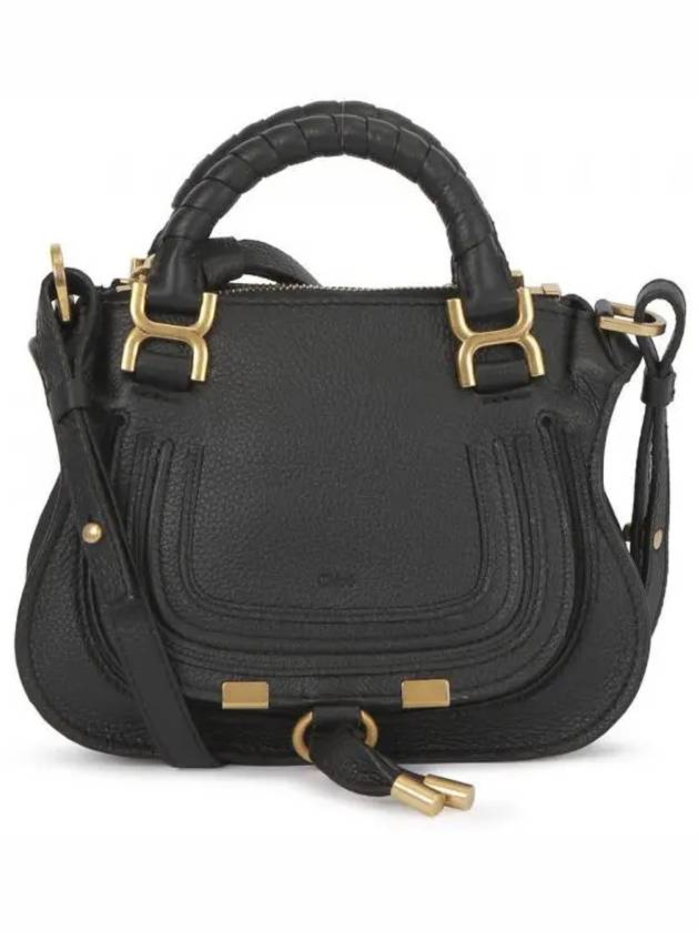 Marcie Mini Double Carry Tote Bag Black - CHLOE - BALAAN 2