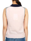 Polo Collar Vest Grey - GANNI - BALAAN 7