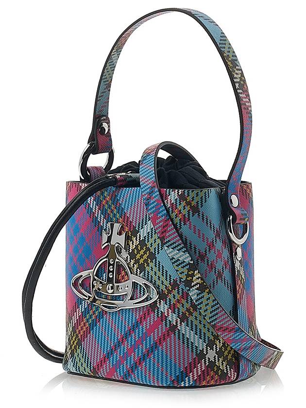 Daisy Drawstring Bucket Bag McCandy Tartan - VIVIENNE WESTWOOD - BALAAN 3