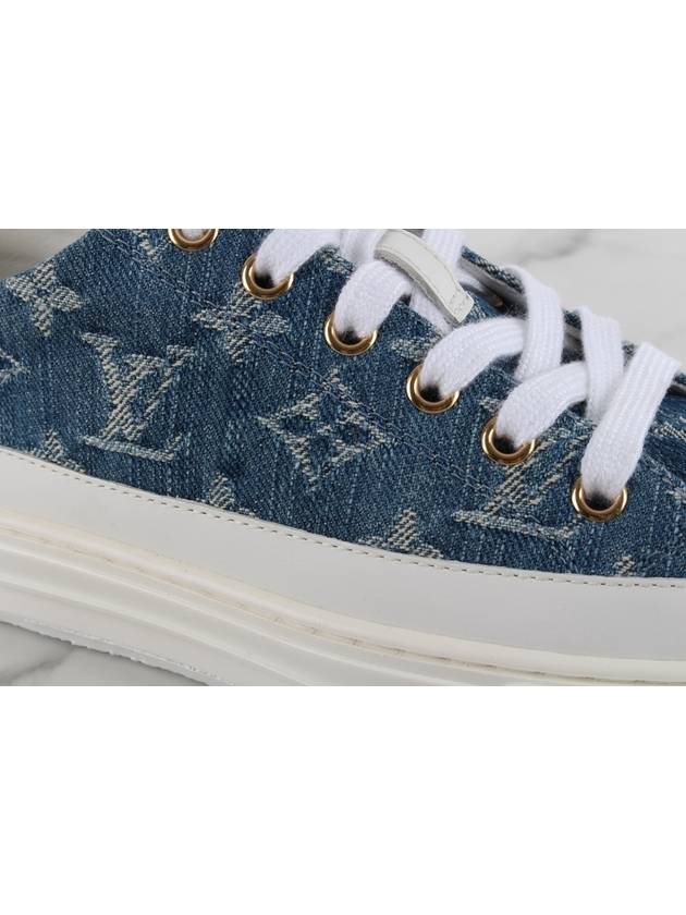 LV Denim Stella Sneakers 35 5 225 - LOUIS VUITTON - BALAAN 6