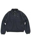 Half Zip Mock Sweatshirt Black - STUSSY - BALAAN 2