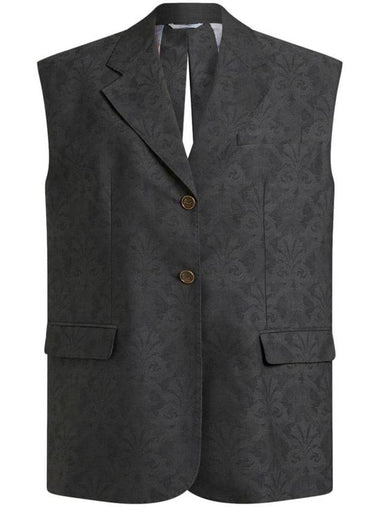 Etro Waistcoat With Jacquard Effect - ETRO - BALAAN 1