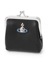 RFID Nappa Leather Coin Wallet Black - VIVIENNE WESTWOOD - BALAAN 2