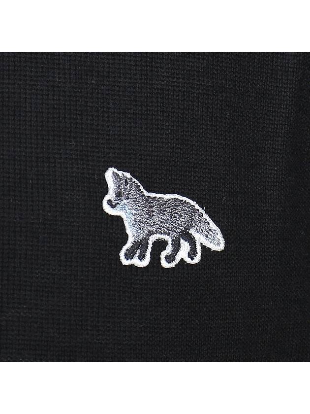 Baby Fox Patch Regular Cardigan Black - MAISON KITSUNE - BALAAN 7