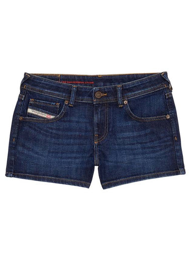 De Lyla Shorts Dark Blue - DIESEL - BALAAN 1