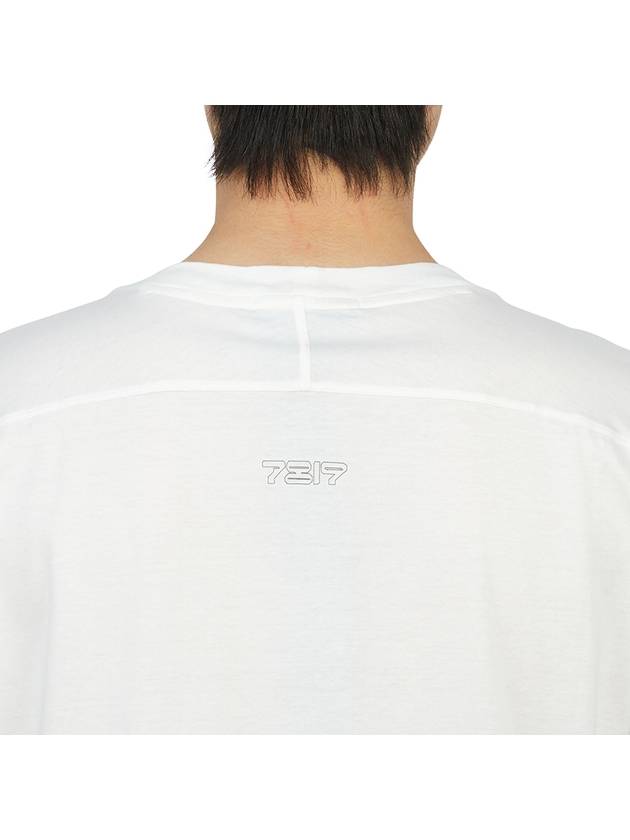 Shadow Project Logo Short Sleeve T-Shirt White - STONE ISLAND - BALAAN 8