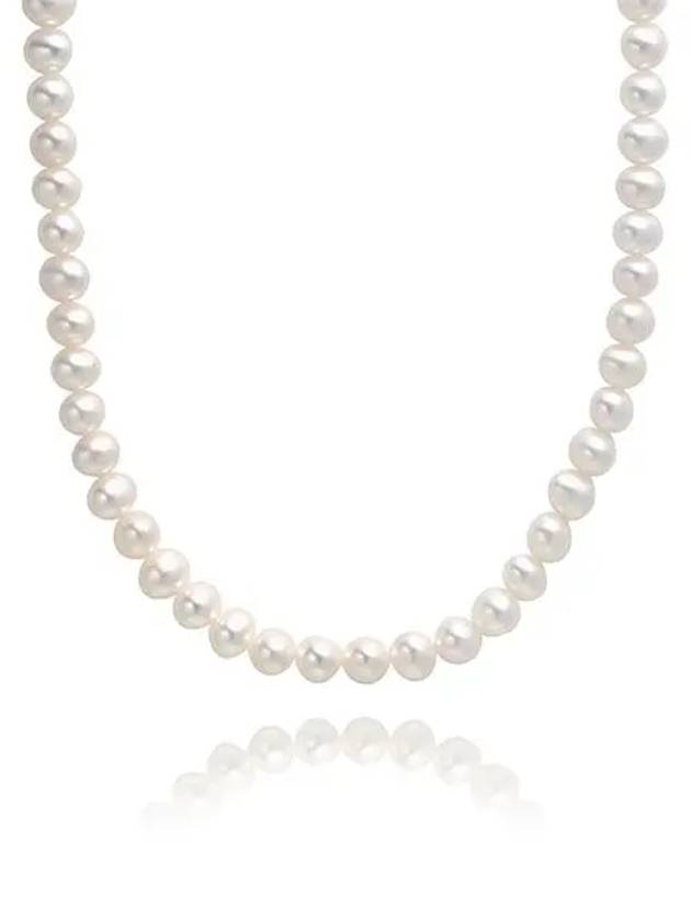 ME Treated Freshwater Cultured Pearl Necklace Sterling Silver White - PANDORA - BALAAN 3