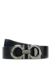 Leather Belt 679939 759032 Free Black Navy - SALVATORE FERRAGAMO - BALAAN 1