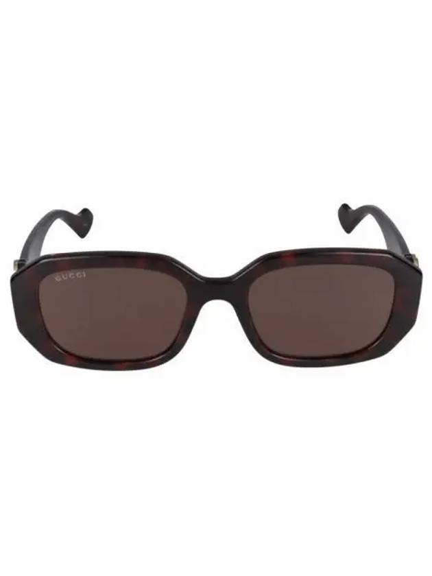 Eyewear Rectangular Frame Sunglasses AA634026OM - GUCCI - BALAAN 1