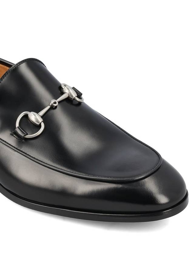 Men's Horsebit Leather Loafer Black - GUCCI - BALAAN 5