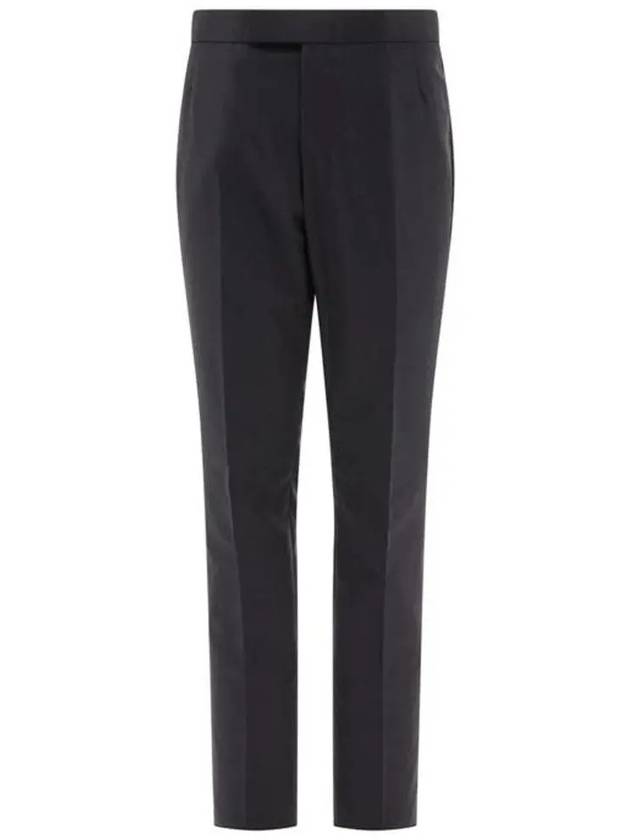 Super 120S Twill Classic Backstrap Trouser Pants Dark Grey - THOM BROWNE - BALAAN 2