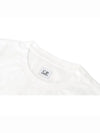 Logo Print Short Sleeve T-Shirt White - CP COMPANY - BALAAN 5