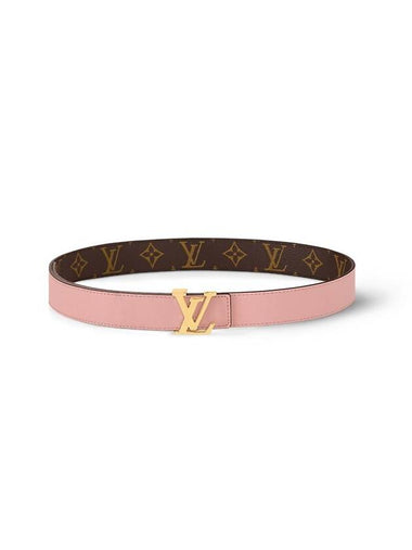 LV Initials 30MM Reversible Belt Powdery Pink - LOUIS VUITTON - BALAAN 1