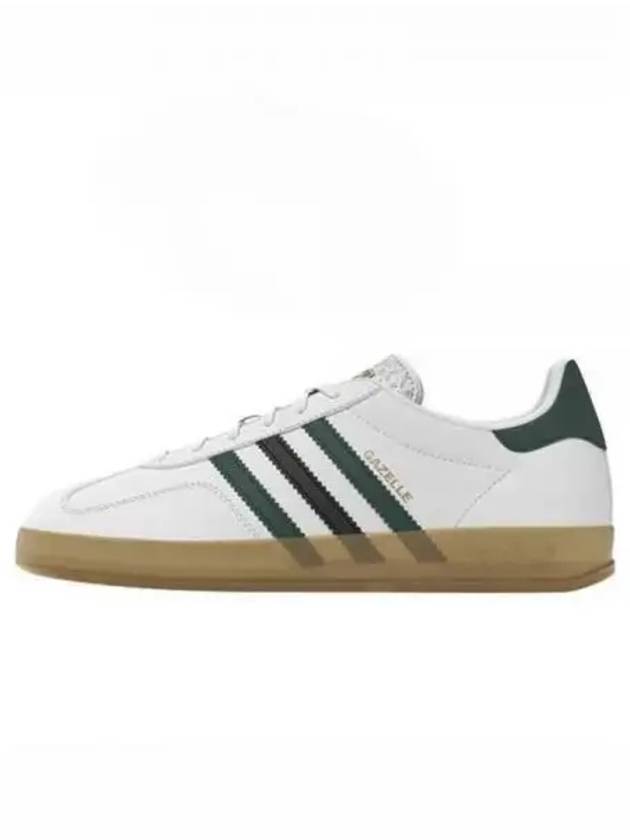 Gazelle Indoor Leather Low Top Sneakers White - ADIDAS - BALAAN 2