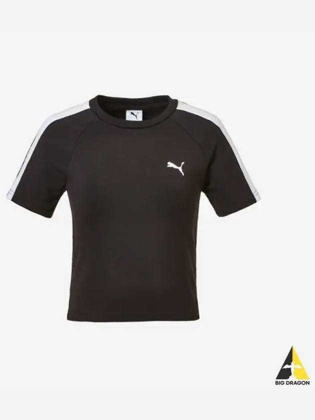 T7 Baby Tee BLACK - PUMA - BALAAN 1