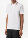 Collar Detail Polo Shirt White - BURBERRY - BALAAN 5