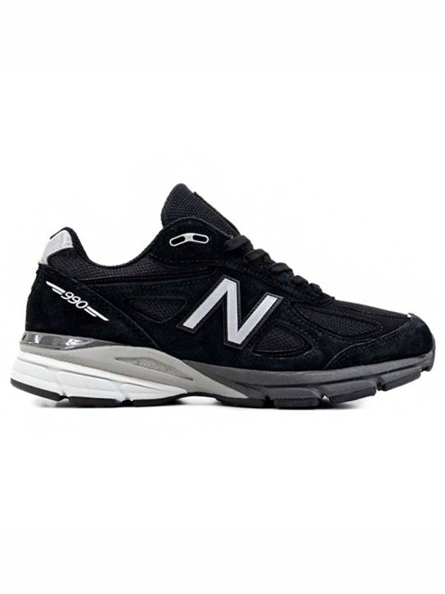 Made in USA 990V4 Black Silver Sneakers U990BL4 - NEW BALANCE - BALAAN 2