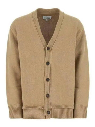 Elbow Patch Cardigan Beige - MAISON MARGIELA - BALAAN 2