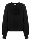 8G00028 809KX 999 Black Women's Sweatshirt - MONCLER - BALAAN 1